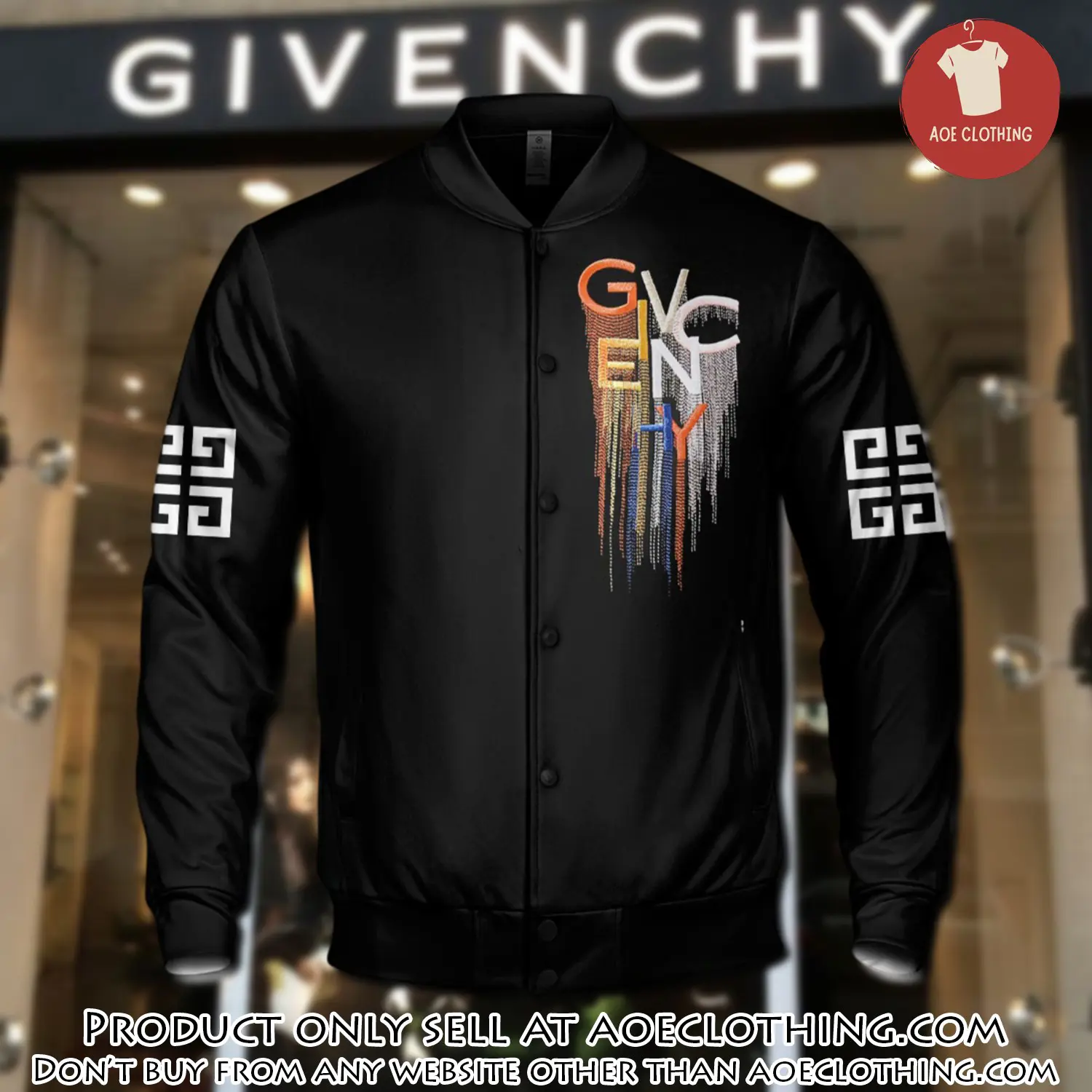 Luxury givenchy varsity premium baseball jacket bjv1054 aoe2138397